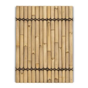 Bambuszaun halbrund - 90 x 120 cm - Natur - Eviro Bambus