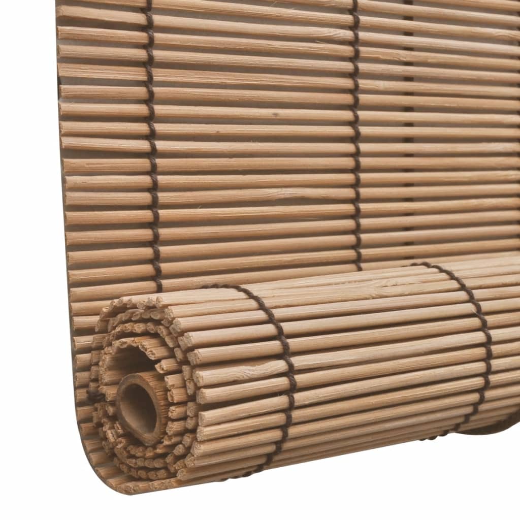 Rolgordijn 120x160 cm bamboe bruin
