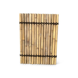 Bambuszaun halbrund - 90 x 120 cm - Natur - Eviro Bambus