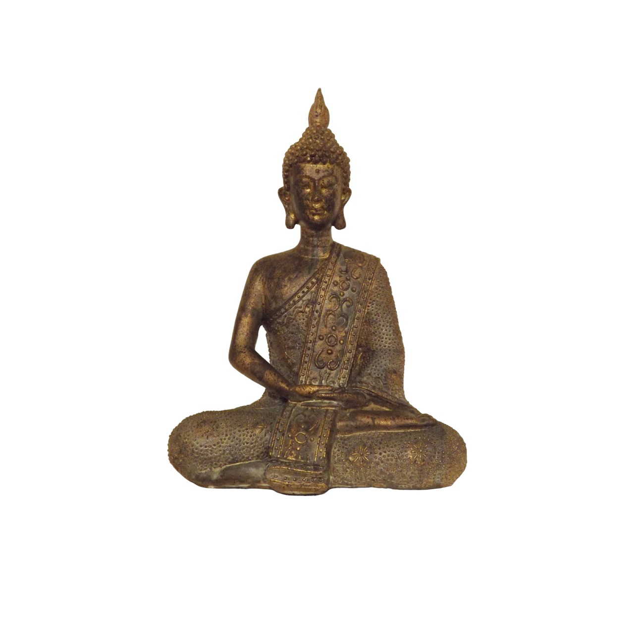 Thai Buddha - Bronze - Höhe 20 cm - Eviro Bambus