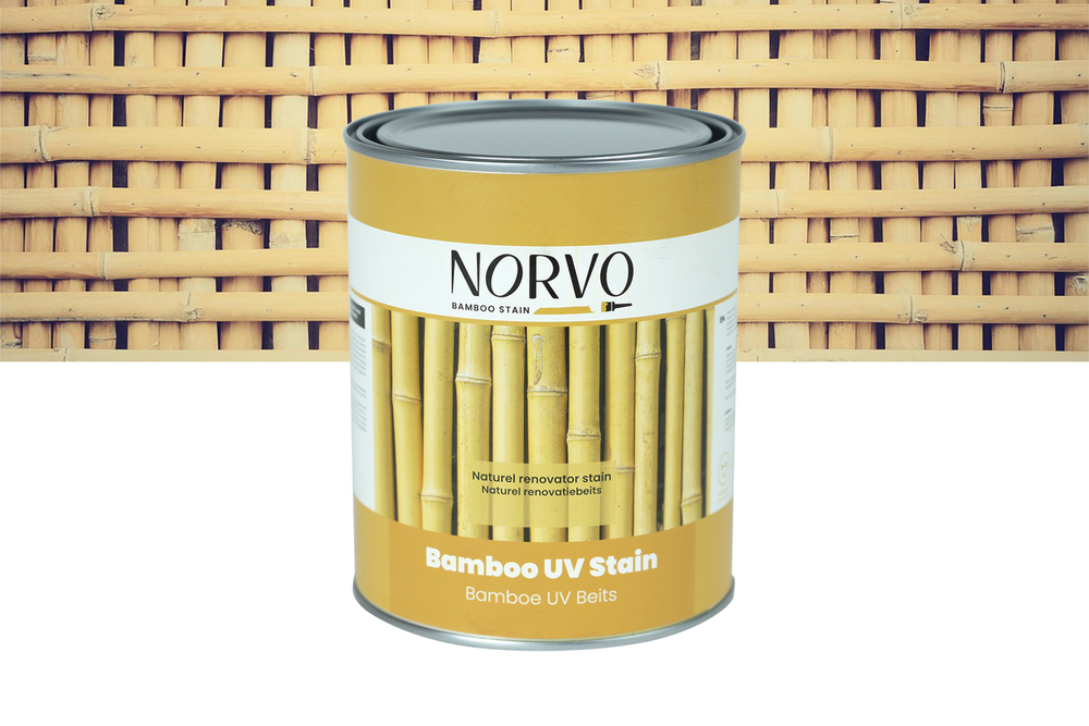 Bamboe beits - Naturel bamboe renovatie UV beits - Mat - 1 liter - Norvo