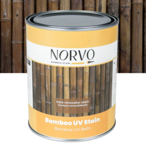 Bamboe beits - Donkere bamboe renovatie UV beits - Mat - 1 liter - Norvo