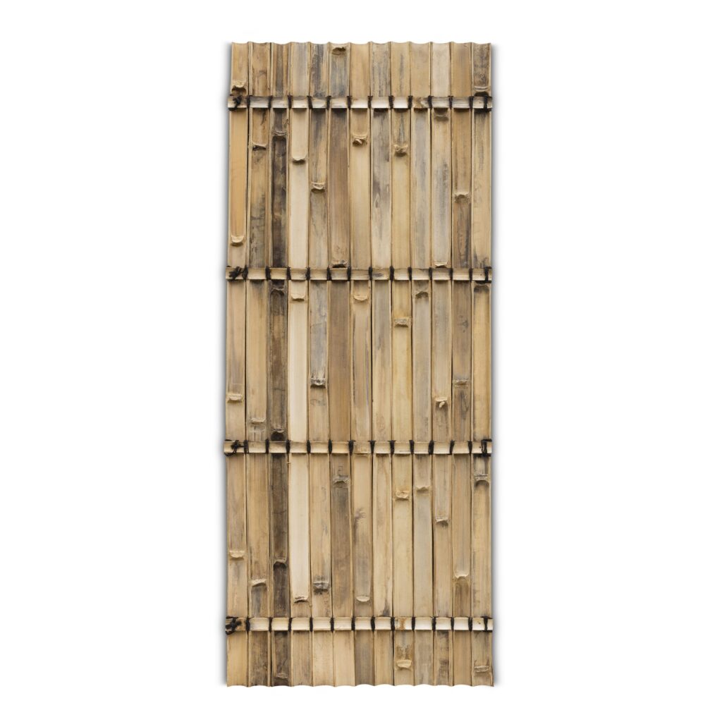 Bambuszaun halbrund - 90 x 220 cm - Natur - Eviro Bambus