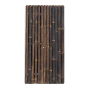 Bambuszaun - 90 x 180 cm - Dunkel - Eviro Bambus