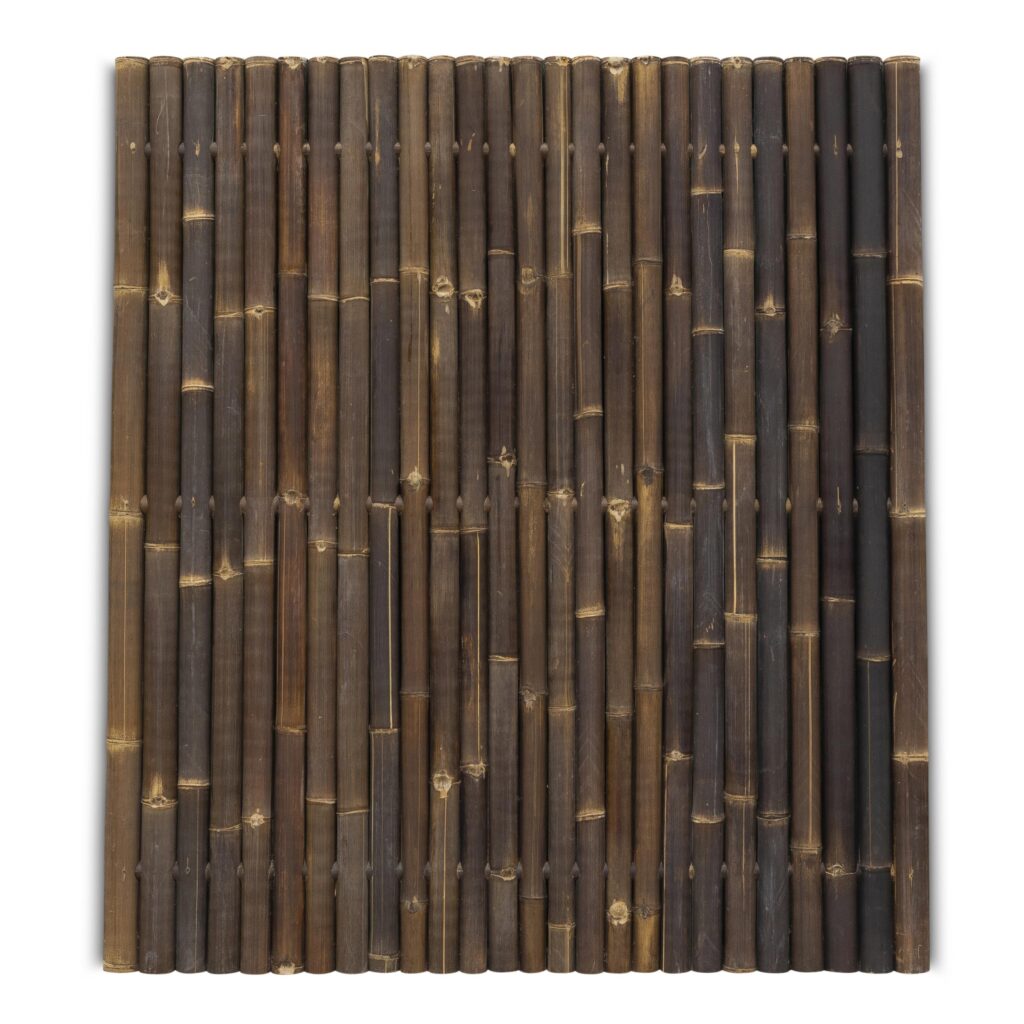 Bambuszaun - 180 x 200 cm - Dunkel - Eviro Bambus
