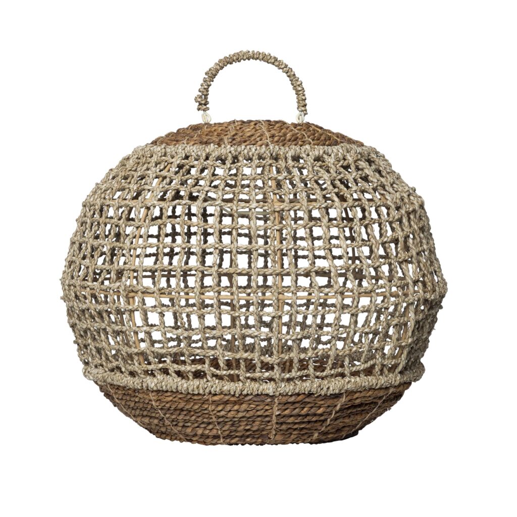 Hängeleuchte Sereno - Bananenblatt - Braun - 50Ø cm - PVB Collection