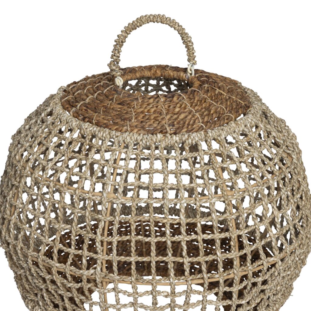 Hängeleuchte Sereno - Bananenblatt - Braun - 50Ø cm - PVB Collection