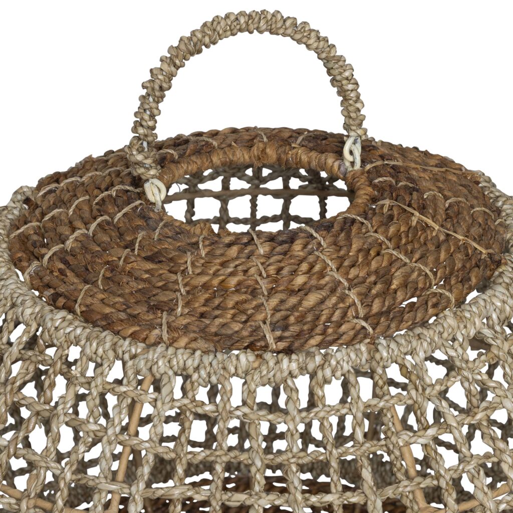 Hängeleuchte Sereno - Bananenblatt - Braun - 50Ø cm - PVB Collection