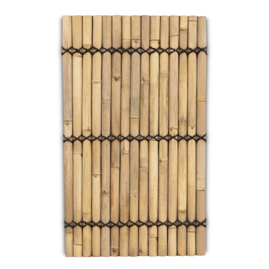 Bambuszaun halbrund - 90 x 150 cm - Natur - Eviro Bambus