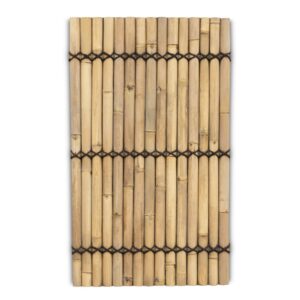Bambuszaun halbrund - 90 x 150 cm - Natur - Eviro Bambus