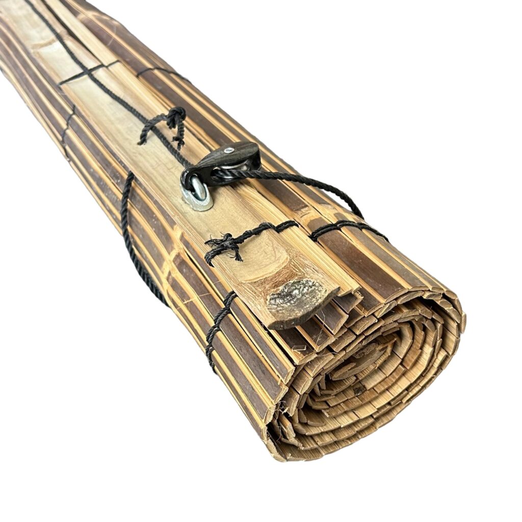 Bambus-Rollo - 150 x 200 cm - Dunkel - Eviro Bambus