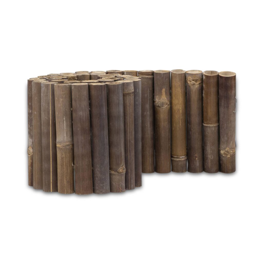 Bambus Beetumrandung Giant – 180 x 30 cm – Dunkel – Eviro Bambus