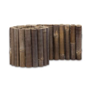 Bambus Beetumrandung Giant – 180 x 30 cm – Dunkel – Eviro Bambus