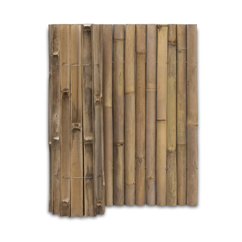 Halbrunde Bambusmatte Giant – 180 x 100 cm – Natur – Eviro Bambus