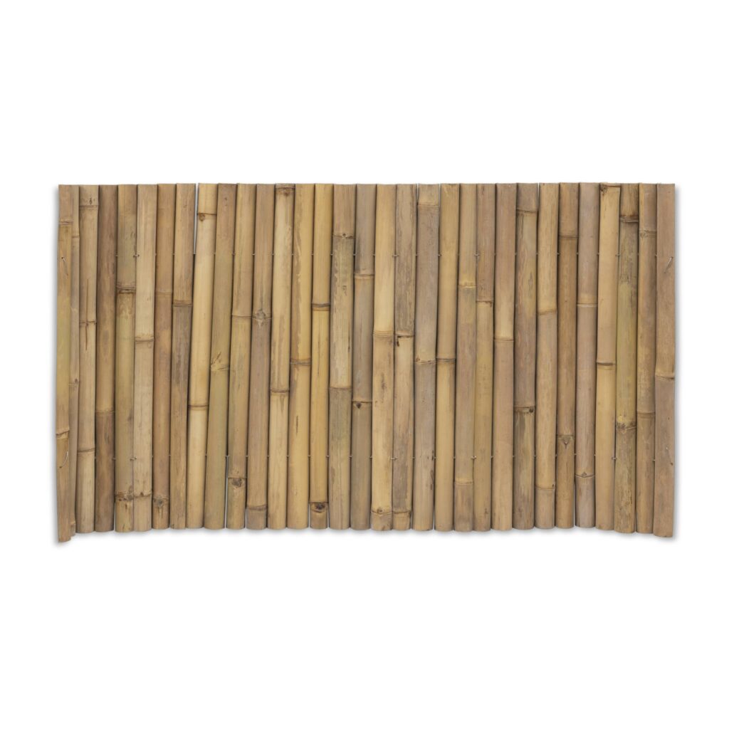 Halbrunde Bambusmatte Giant – 180 x 100 cm – Natur – Eviro Bambus