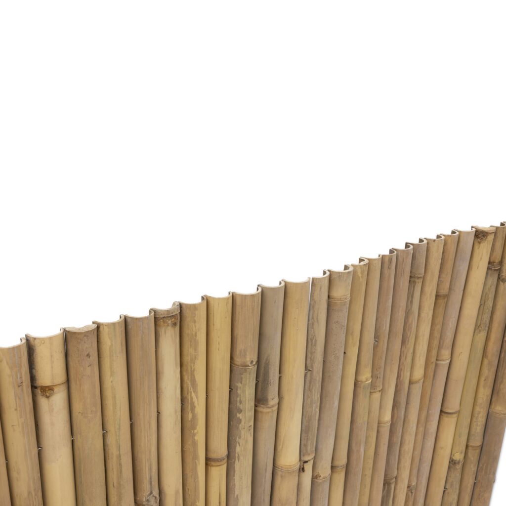 Halbrunde Bambusmatte Giant – 180 x 100 cm – Natur – Eviro Bambus