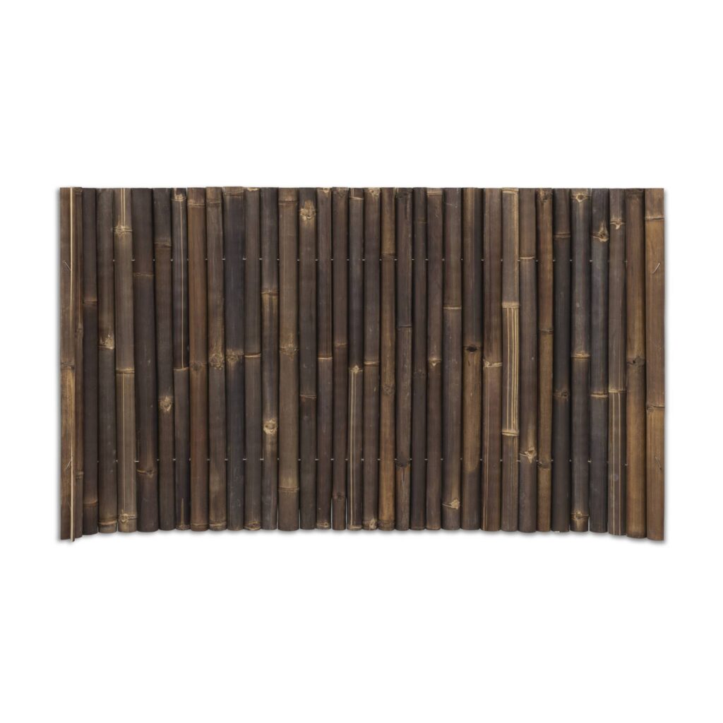Halbrunde Bambusmatte Giant – 180 x 100 cm – Dunkel – Eviro Bambus