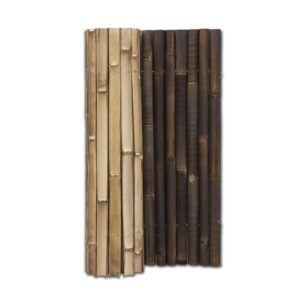 Halbrunde Bambusmatte Giant – 180 x 120 cm – Dunkel – Eviro Bambus