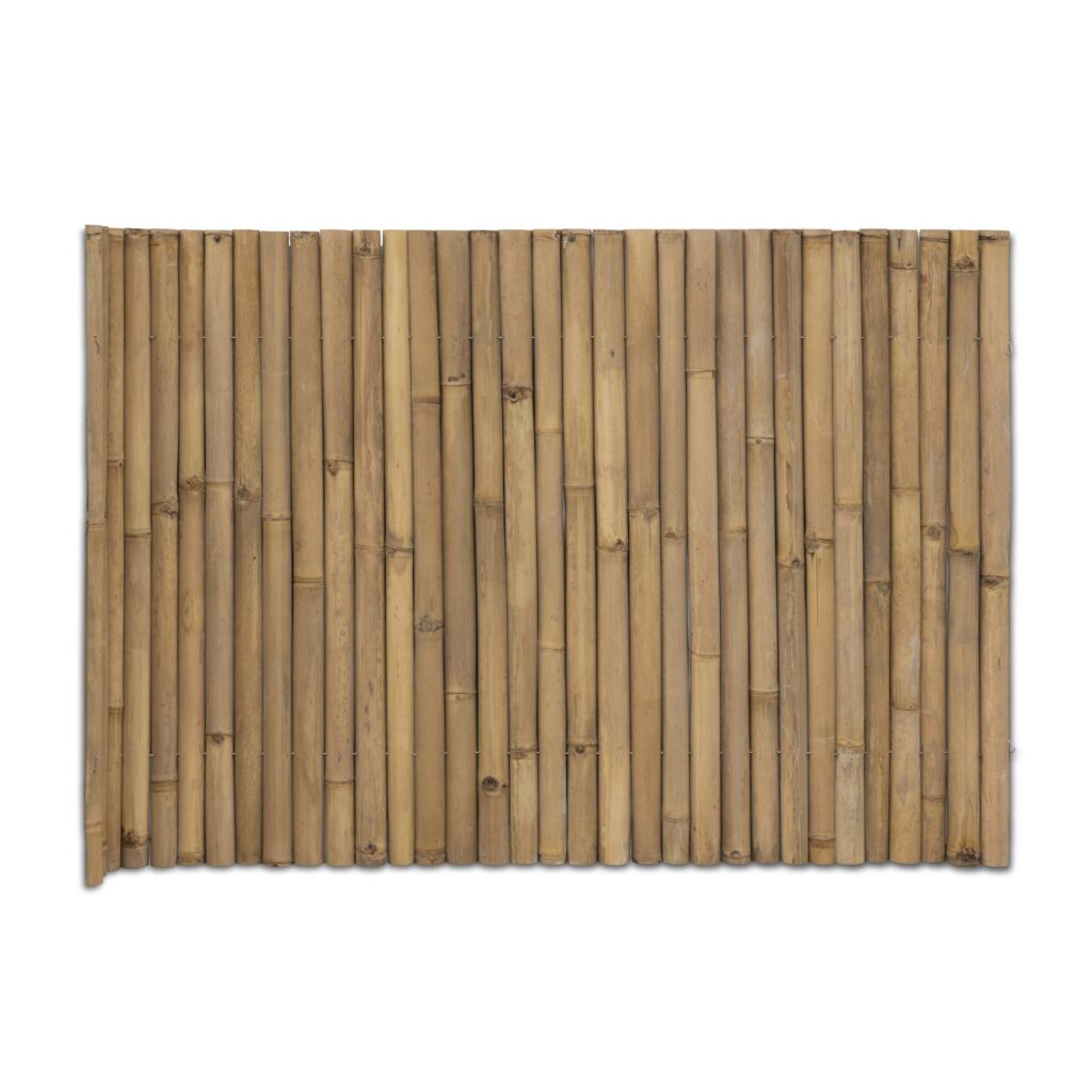 Halbrunde Bambusmatte Giant – 180 x 120 cm – Natur – Eviro Bambus