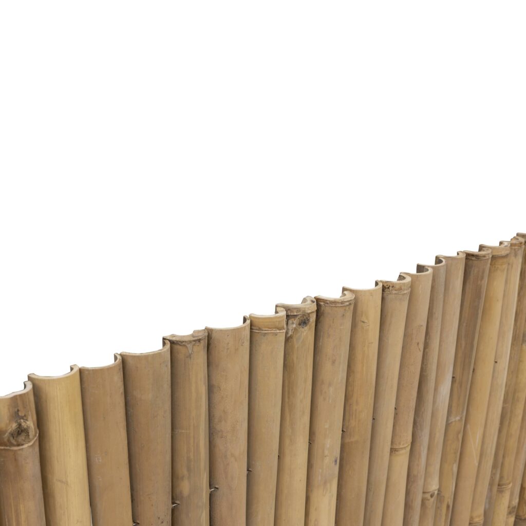 Halbrunde Bambusmatte Giant – 180 x 120 cm – Natur – Eviro Bambus